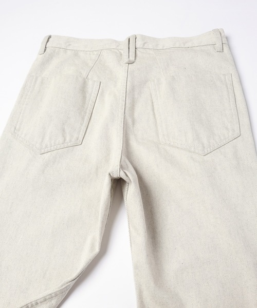 「CULLNI」 加工デニムパンツ 0 アイボリー メンズ