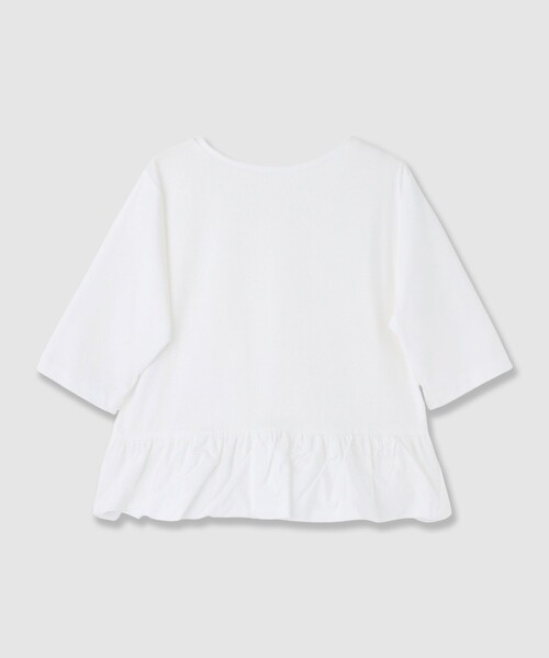 ANAYI（アナイ） tシャツ ライトポンチペプラム5分袖プルオーバー