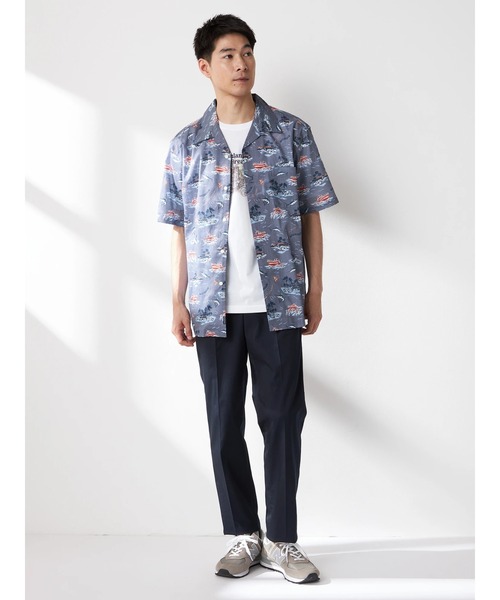 McGREGOR（マックレガー） シャツ 半袖 リゾート柄シャツ（マリン