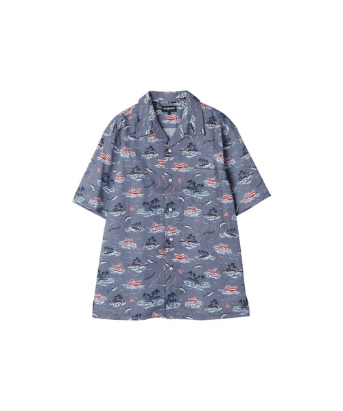 McGREGOR（マックレガー） シャツ 半袖 リゾート柄シャツ（マリン
