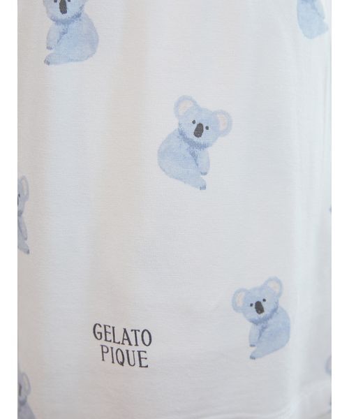 【新品未使用】 gelato pique コアラ柄パジャマ XS 100 110 gelato pique（ジェラートピケ）の「【KIDS】コアラ柄ワンピース