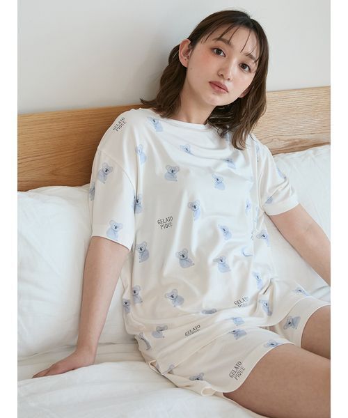 gelato pique パジャマ ルームウェア 「接触冷感」コアラ柄
