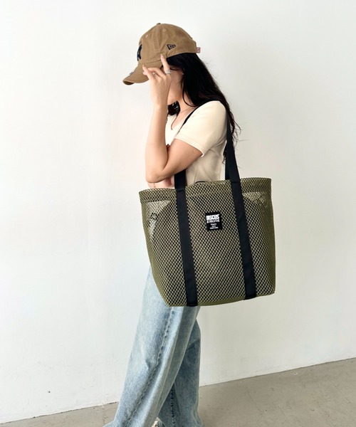 DISCUS トートバッグ DISCUS/ディスカス メッシュ トートバッグ/巾着 