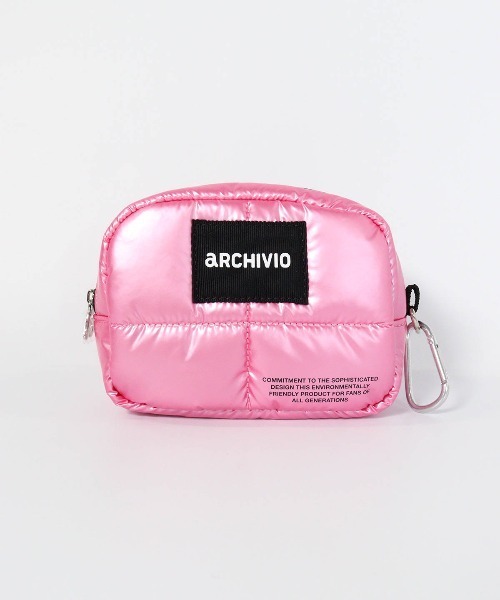 アルチビオ　ゴルフ　レディース　上下セット　archivio golf archivio（アルチビオ） ゴルフ 「LADIES」メタリック中綿ポーチ