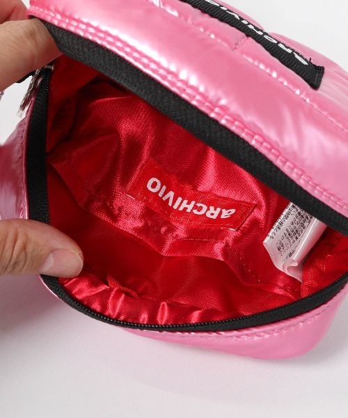 archivio（アルチビオ） ゴルフ 「LADIES」メタリック中綿ポーチ