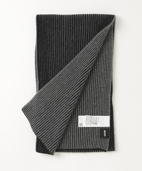 BOSS（HUGO BOSS） マフラー ギフトセット ハット＆マフラー ツートン