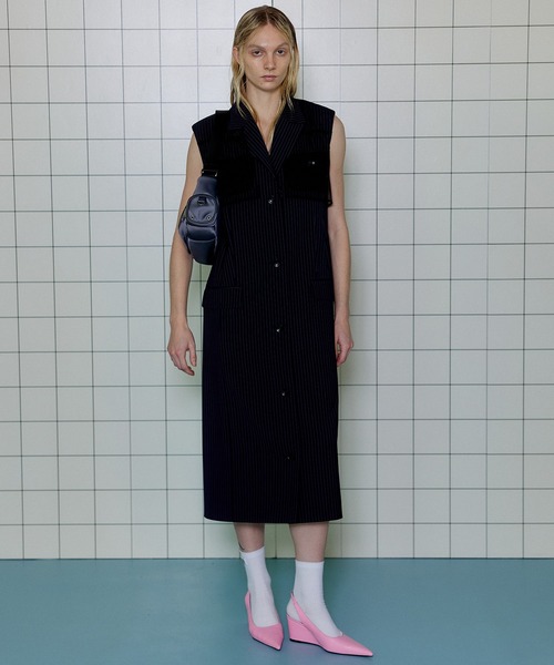 MAISON SPECIAL 「MAISON SPECIAL」 ノースリーブワンピース FREE