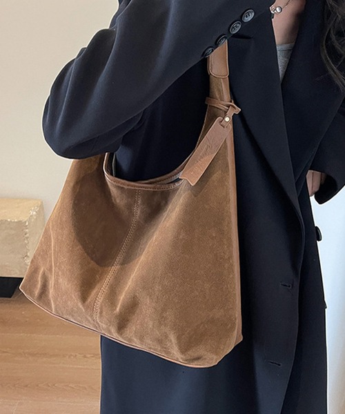 folka.（フォルカ） ショルダーバッグ バッグ 8B40 スエード×PUレザー