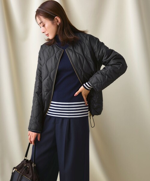 23区（ニジュウサンク） ニット セーター ウーステッドウール リブ