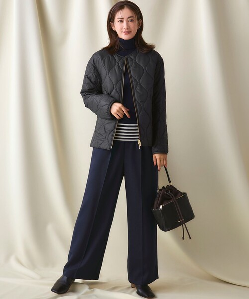 23区（ニジュウサンク） ニット セーター ウーステッドウール リブ