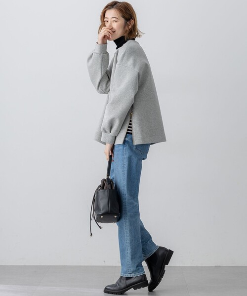 23区（ニジュウサンク） ニット セーター ウーステッドウール リブ