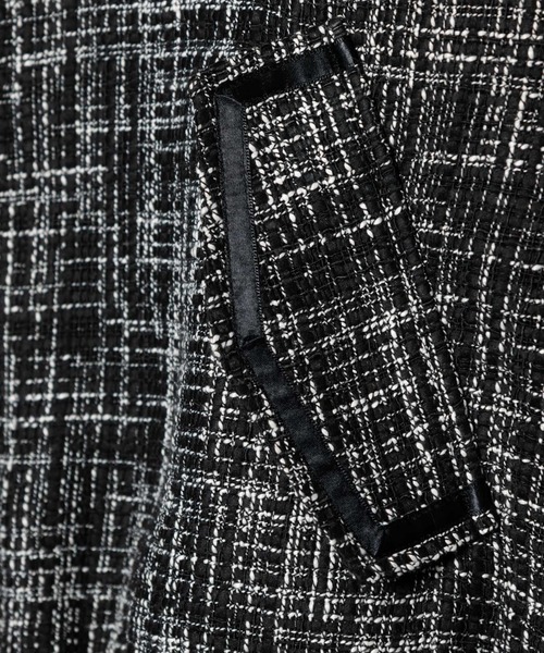 「LAYMEE」 ジップアップブルゾン FREE グレー レディース_画像5