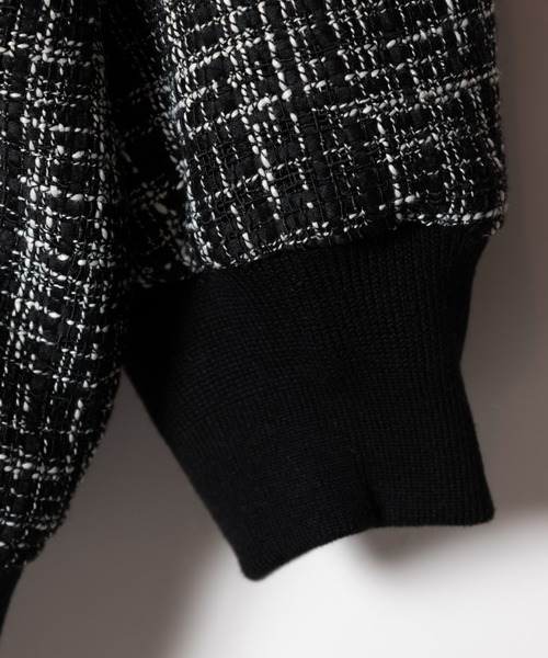 「LAYMEE」 ジップアップブルゾン FREE グレー レディース_画像6