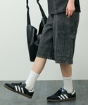 カーゴパンツ カーゴポケット付き ミディ丈 デ...の詳細画像1