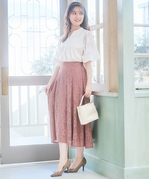 「alotta」 半袖Tシャツ MEDIUM ラベンダー レディース_画像5