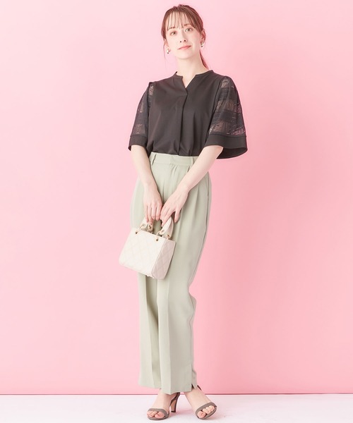 「alotta」 半袖Tシャツ MEDIUM ラベンダー レディース_画像6