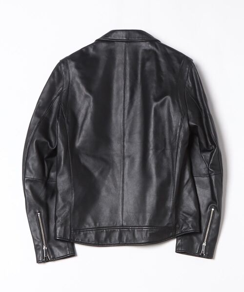 STUDIOUS（ステュディオス） レザージャケット 3 ブラック メンズ
