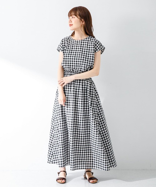 「URBAN RESEARCH Sonny Label」 半袖ワンピース 36 ブラック レディース_画像7