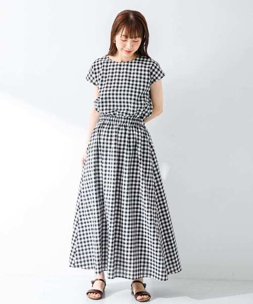 「URBAN RESEARCH Sonny Label」 半袖ワンピース 36 ブラック レディース_画像8