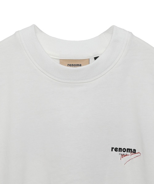 renoma PARIS（レノマパリス） tシャツ SIGN EMBROIDERY CREW NECK T