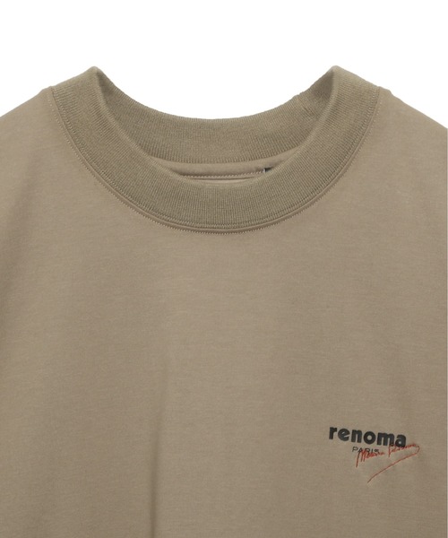 renoma PARIS（レノマパリス） tシャツ SIGN EMBROIDERY CREW NECK T
