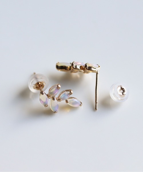 cui-cui（キュイキュイ） ピアス オパール ピアス | K10YG レディース