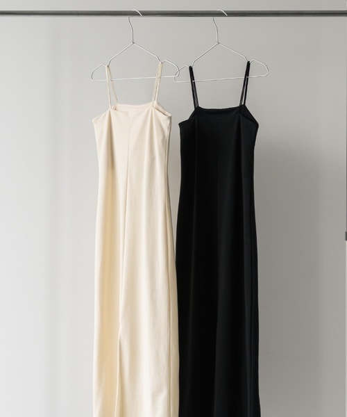 「muku」 キャミソールワンピース SMALL ベージュ レディース_画像4