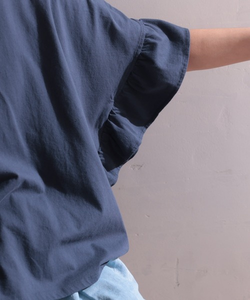 「soulberry」 半袖カットソー L ネイビー レディース_画像8