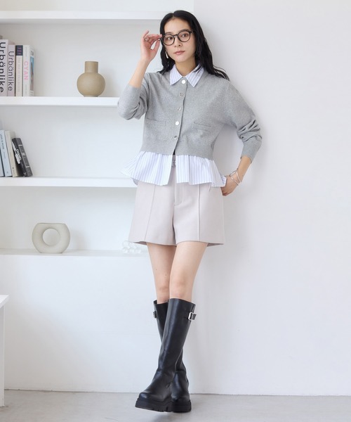 Juze（ジュゼ） ブーツ サイドバックルタンクソールロングブーツ