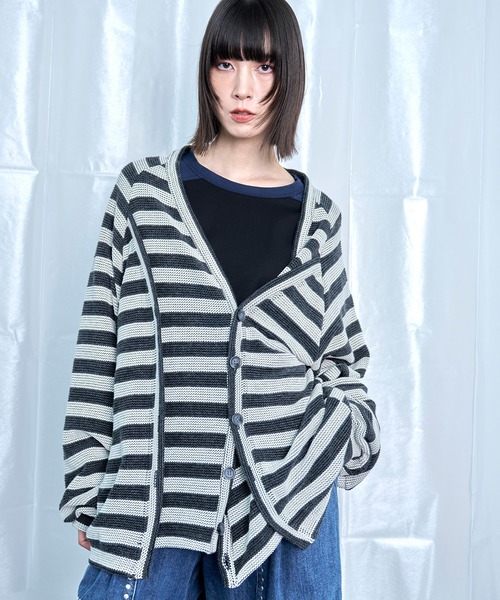 Nora Lily ノラリリー カーディガン Nora Lily Switching Design Cardigan メンズ レディース ZOZOTOWN Yahoo 店 - 通販 - Yahoo ショッピング