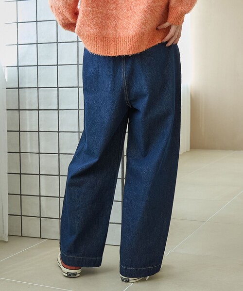 coen（コーエン） ジーンズ デニム デニムパンツ 裏起毛ワイドデニム