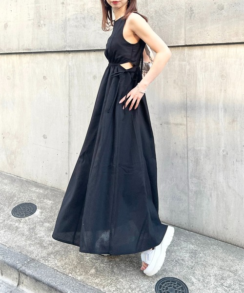 Chico（チコ） ノースリーブワンピース FREE ブラック レディース