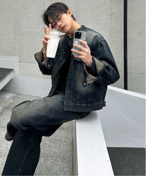 NOWLE（ノウル） デニムジャケット gジャン 「NOWLE」ヴィンテージ