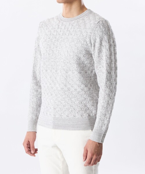 EPOCA セーター EPOCA UOMO（エポカ ウォモ） セーター ニット ジグザグミックスニット