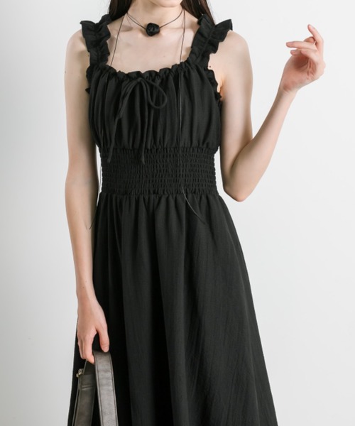 OLIVE des OLIVE（オリーブデオリーブ） ノースリーブワンピース SMALL