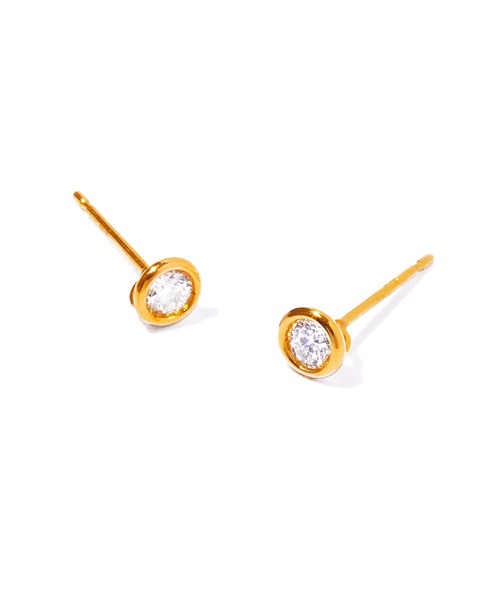 ピアス 「les bonbon」K18 vetra diamond pierce/べトラ ダイヤモンド ピアス レディースの画像