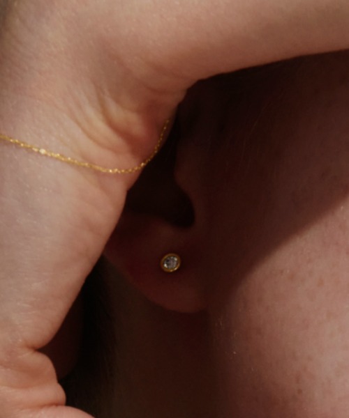 ピアス 「les bonbon」K18 vetra diamond pierce/べトラ ダイヤモンド ピアス レディースの画像