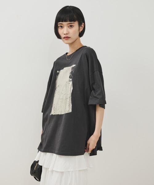 「Shelly island」 半袖Tシャツ FREE ホワイト レディース_画像4