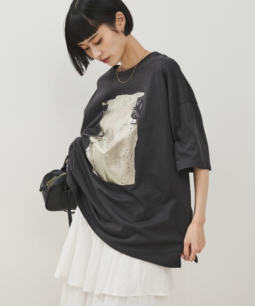 「Shelly island」 半袖Tシャツ FREE ホワイト レディース_画像5