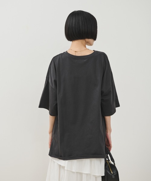 「Shelly island」 半袖Tシャツ FREE ホワイト レディース_画像7