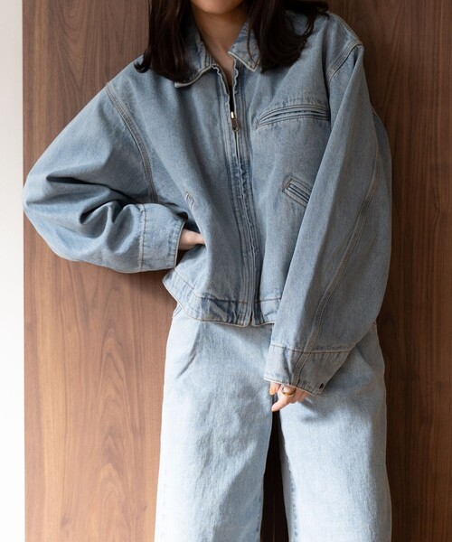 【新品未使用】FREAK’S STORE デニムブルゾン USED加工 デニムブルゾン｜フリークスストアの通販｜&mall（アンド