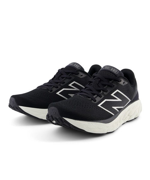 「New Balance」 ローカットスニーカー 24.0cm ブラック レディース_画像4