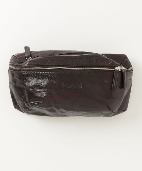 Daniel & Bob ダークブラウン レザー バッグ Daniel & Bob（ダニエル アンド ボブ） ショルダーバッグ - ブラウン