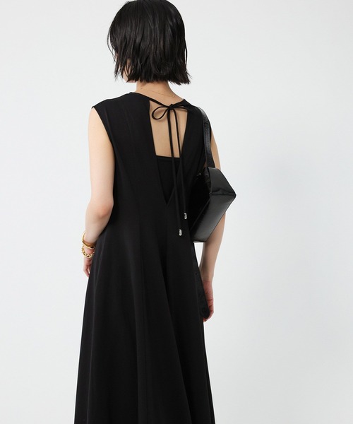 「BABYLONE」 ノースリーブワンピース フリー ブラック レディース_画像4