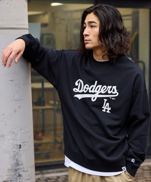 MLB トレーナー スウェット MLB/エムエルビー MLB LOGO CREW プリント