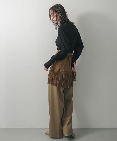 SENSE OF PLACE by URBAN RESEARCH ニット セーター 「毛玉防止