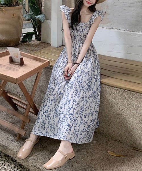 「gossip！ロサンゼルス」 ノースリーブワンピース FREE ブルー レディース_画像5