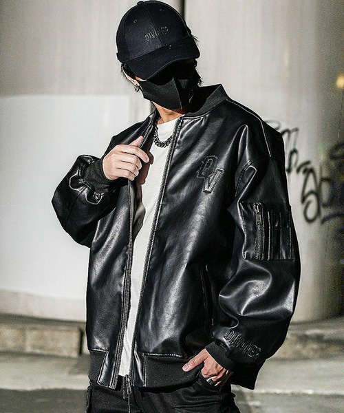 ジャケット・アウター BLACK EYE PATCH DRAGON LEATHER JACKET Black Eye Patch 