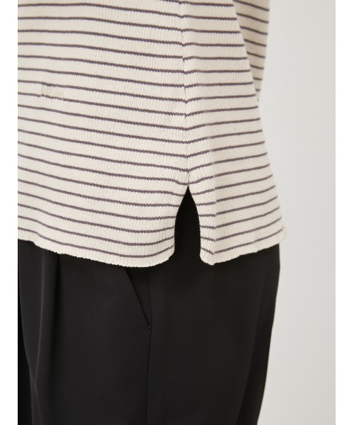 「Mila Owen」 半袖ニット 1 ブラック レディース_画像8