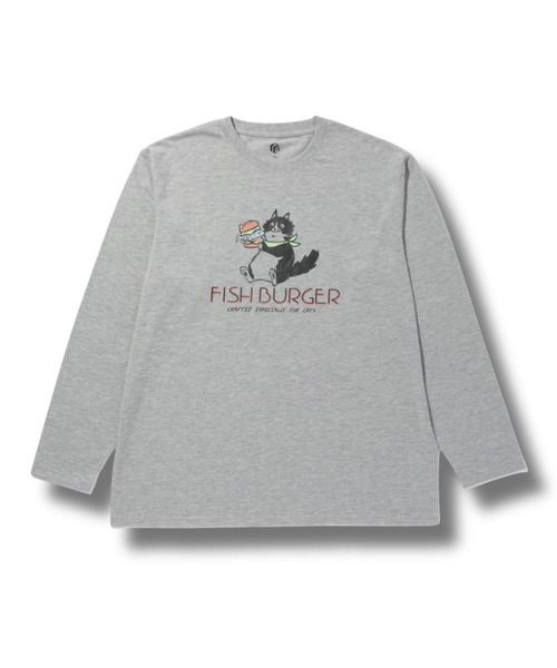 Supreme アニマル刺繍ロゴ Tシャツ グレー tシャツ ゆるかわアニマルロングスリーブTシャツ メンズ レディース